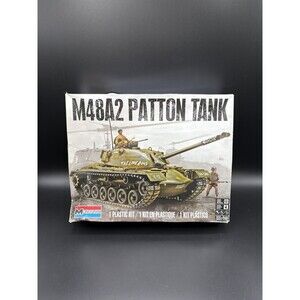 M48A2 Patton Tank Model Monogram 1:35 Scale #85-7853 Opened 2011 Love Bug Parts